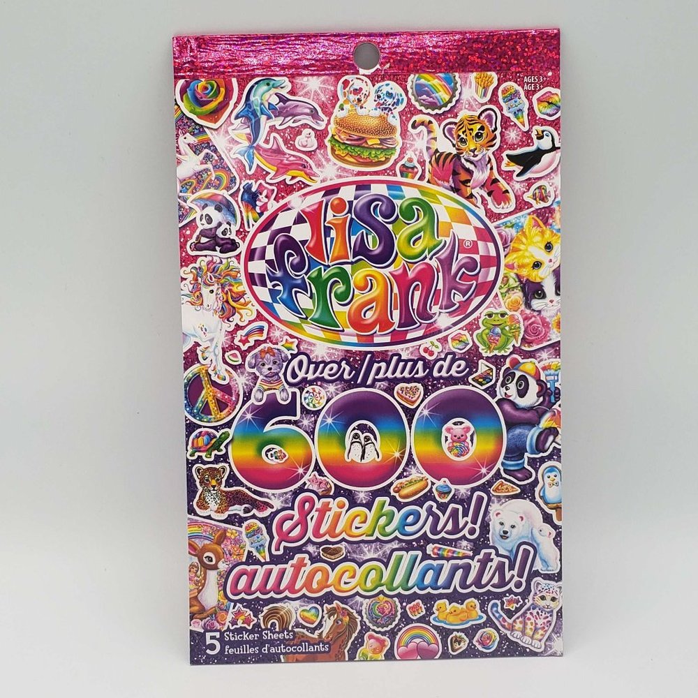 Lisa Frank 600 Stickers | 5 Sheets